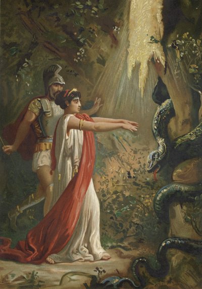 Medea Putting the Dragon Guarding the Golden Fleece to Sleep by Spanish School